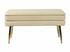 Ziva Cream Velvet Storage Bench by tov furniture