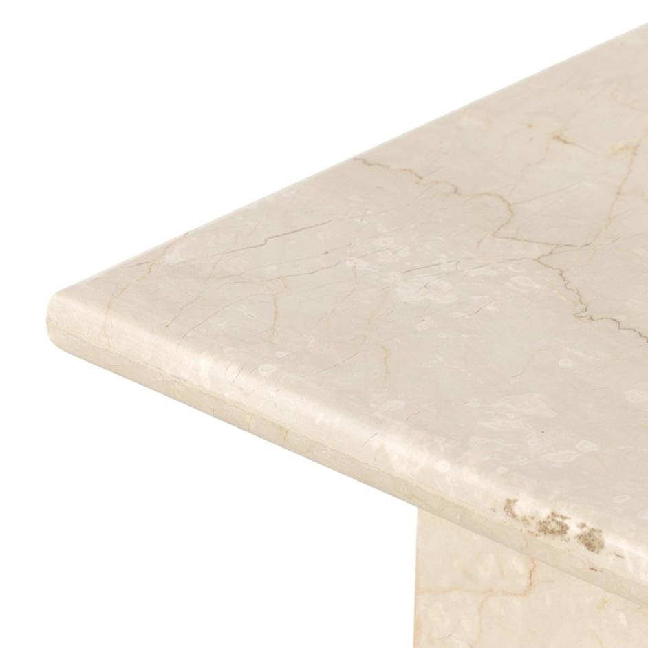 Arum End Table - Cream Marble by Four Hands