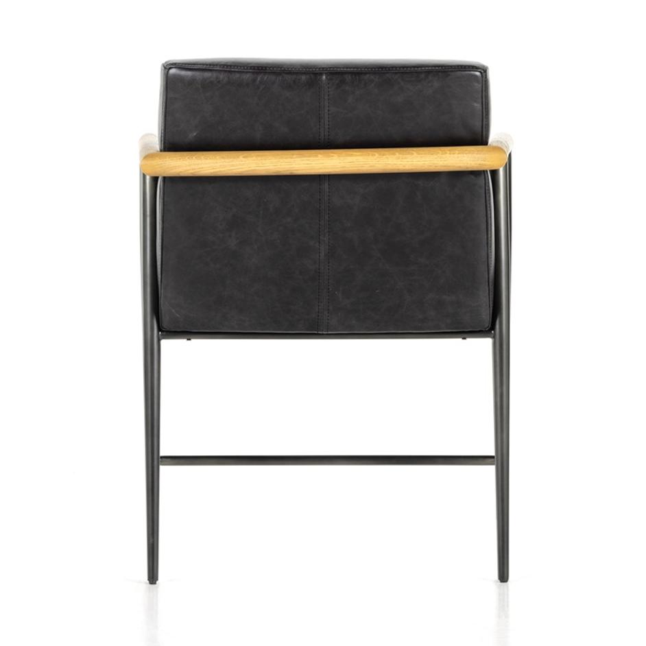 Rowen Dining Chair In Sonoma Black by FOUR HANDS