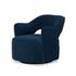 Blythe Swivel Chair - Crypton Henry Navy by Four Hands