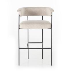 Carrie Stool In Light Camel In Bar by FOUR HANDS