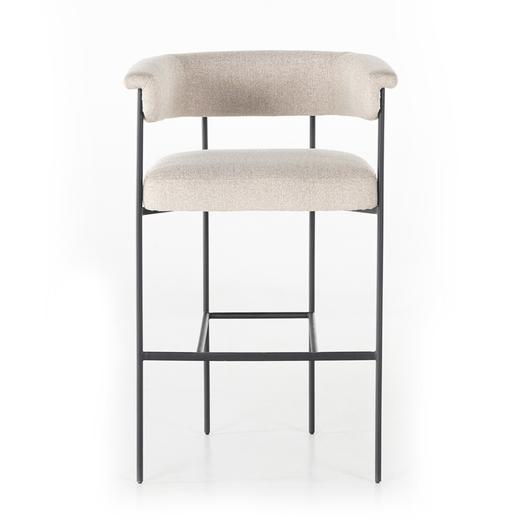 Carrie Stool In Light Camel In Bar by FOUR HANDS