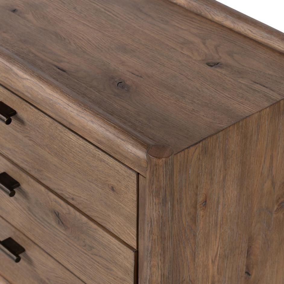 Glenview Nightstand In Weathered Oak by FOUR HANDS