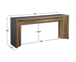 Vail Reclaimed Wood Console Table by Uttermost