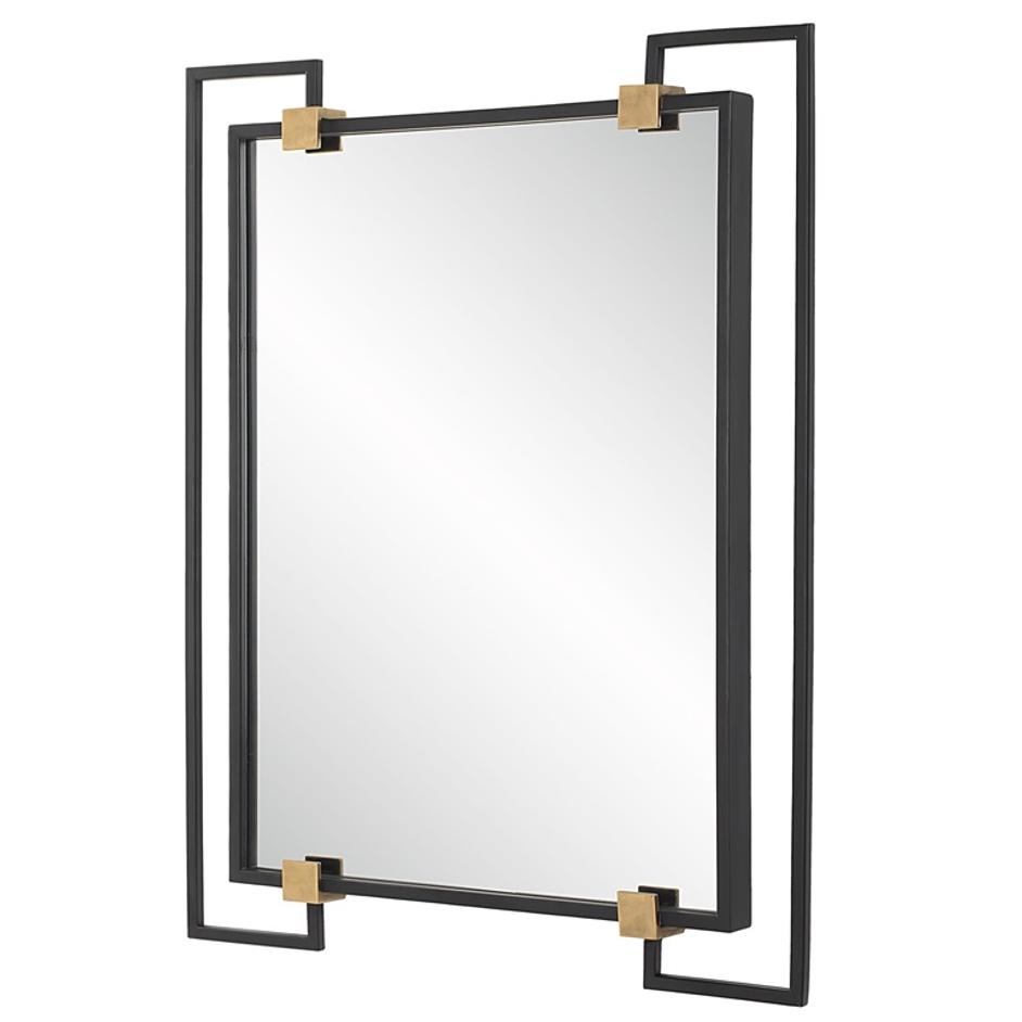 Ivey Rectangle Industrial Mirror by Uttermost