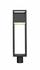 Barwick 1 Light Outdoor Post Mount Fixture in Black Finish by Z-Lite