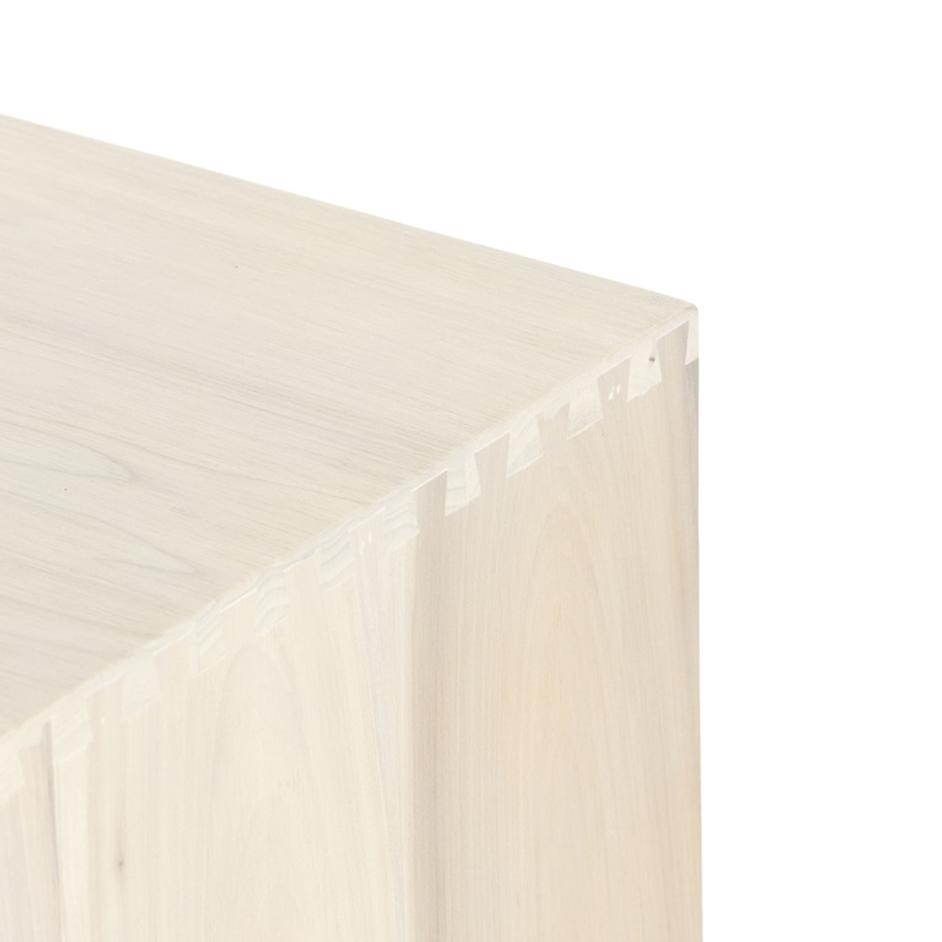 Trey Large Nightstand In Dove Poplar by FOUR HANDS