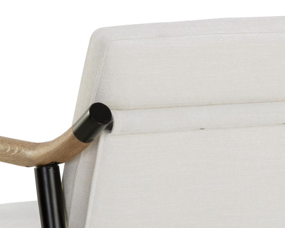 MEADOW DINING ARMCHAIR - HEATHER IVORY TWEED by Sunpan