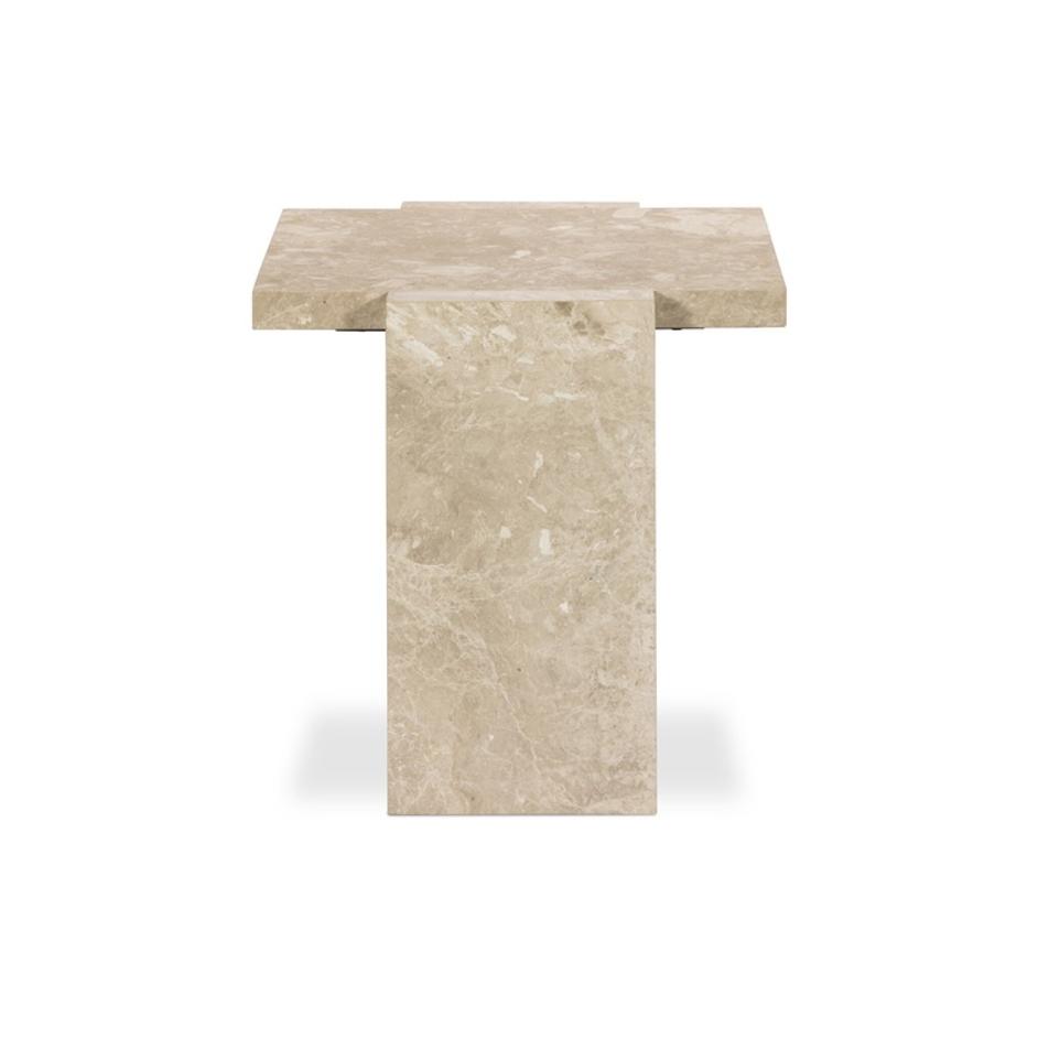 Romano End Table - Lunar Marble by Four Hands