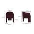Clara Dining Chair Plum by Moes Home