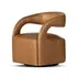 Hawkins Swivel Chair In Sonoma Butterscotch by FOUR HANDS
