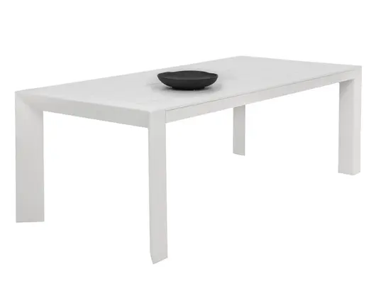 MERANO DINING TABLE - WHITE - 90" by Sunpan