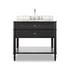 Toulouse Single Vanity - Satin Black Veneer by Four Hands
