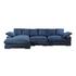 Plunge Large Sectional Navy by Moes Home