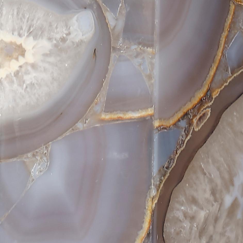 Hex Agate 1-Light Pendant  by Jamie Young