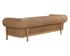 BROMLEY SOFA - RUSTIC OAK - LUDLOW SESAME LEATHER by Sunpan