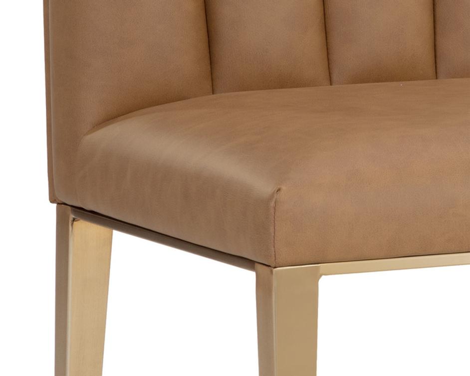 WILBUR DINING CHAIR - MILLIKEN COGNAC by Sunpan