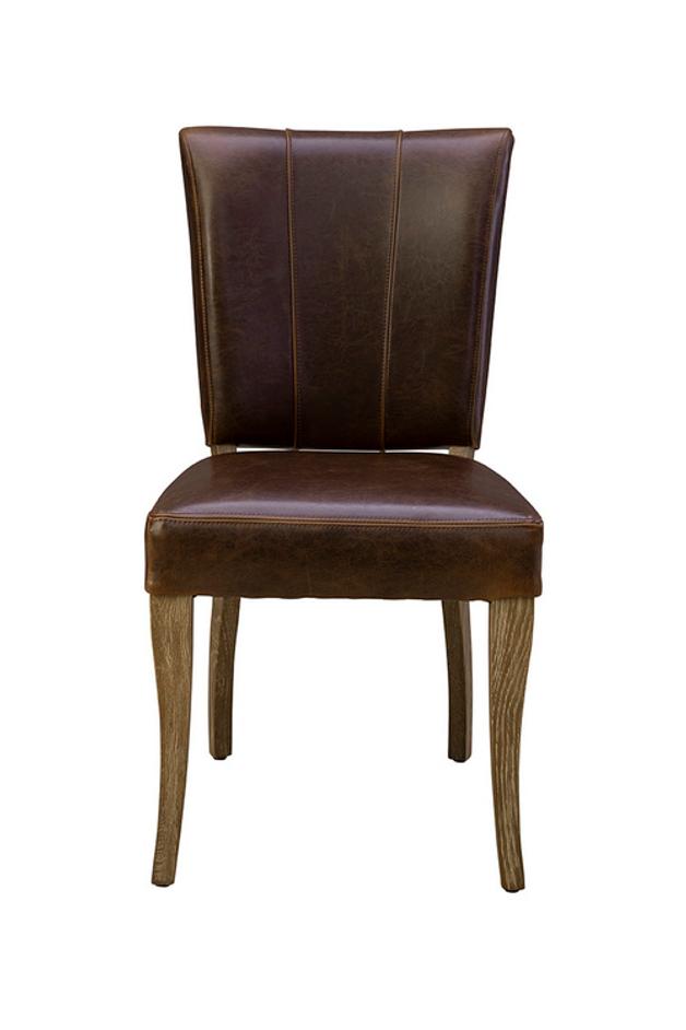 Beale Leather Side Chair by Furniture Classics