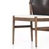 Lulu Armless Dining Chair In Espresso Leather by FOUR HANDS