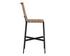 OMARI BARSTOOL - SUEDE LIGHT TAN LEATHER by Sunpan