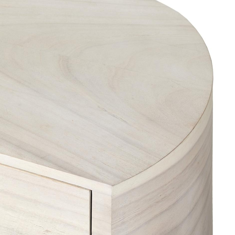 Lunas Executive Desk In Bleached Guanacaste-Bronzed Iron by Four Hands