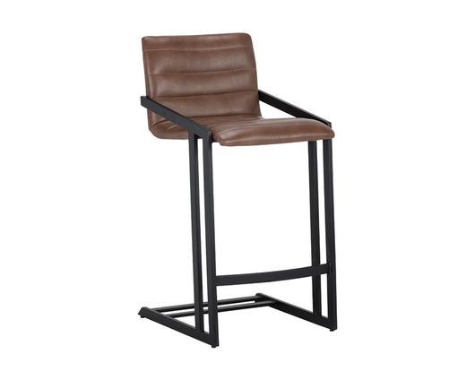 WEBBER COUNTER STOOL - BRAVO COGNAC by Sunpan