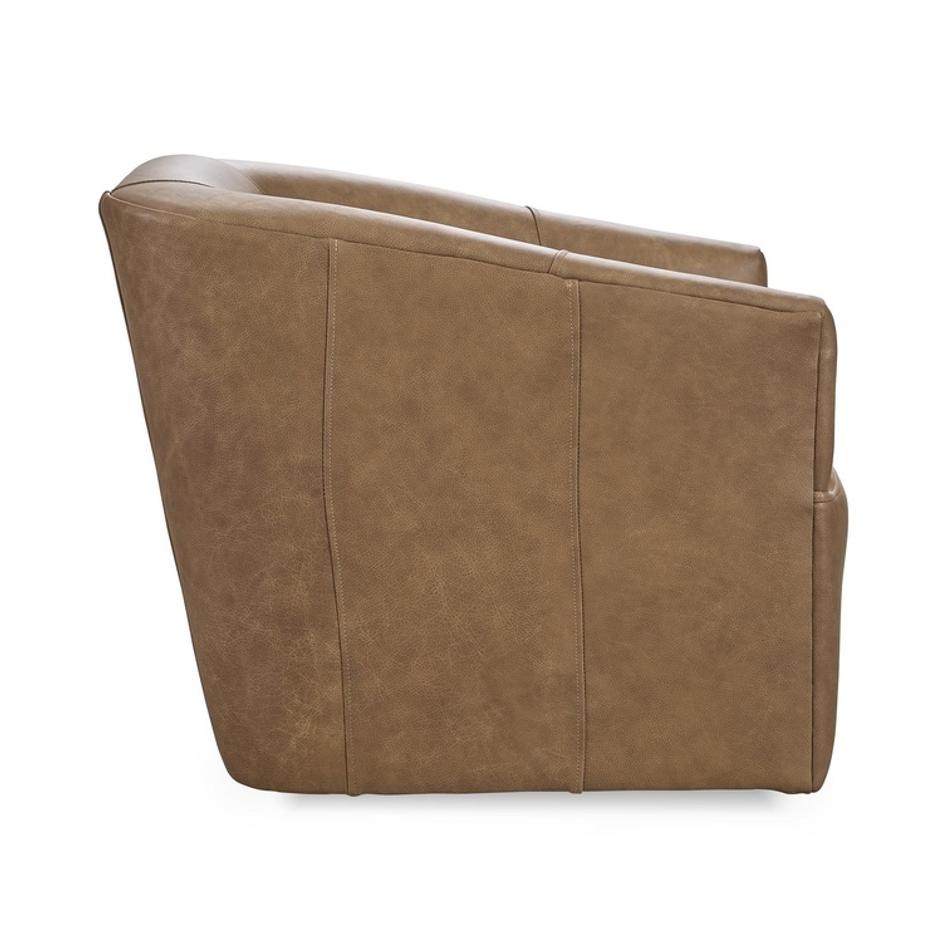 Vernon Leather Swivel Chair El Paso by Classic Home