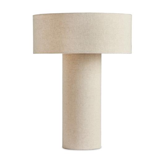 Hensley Table Lamp In Flax Linen by Four Hands