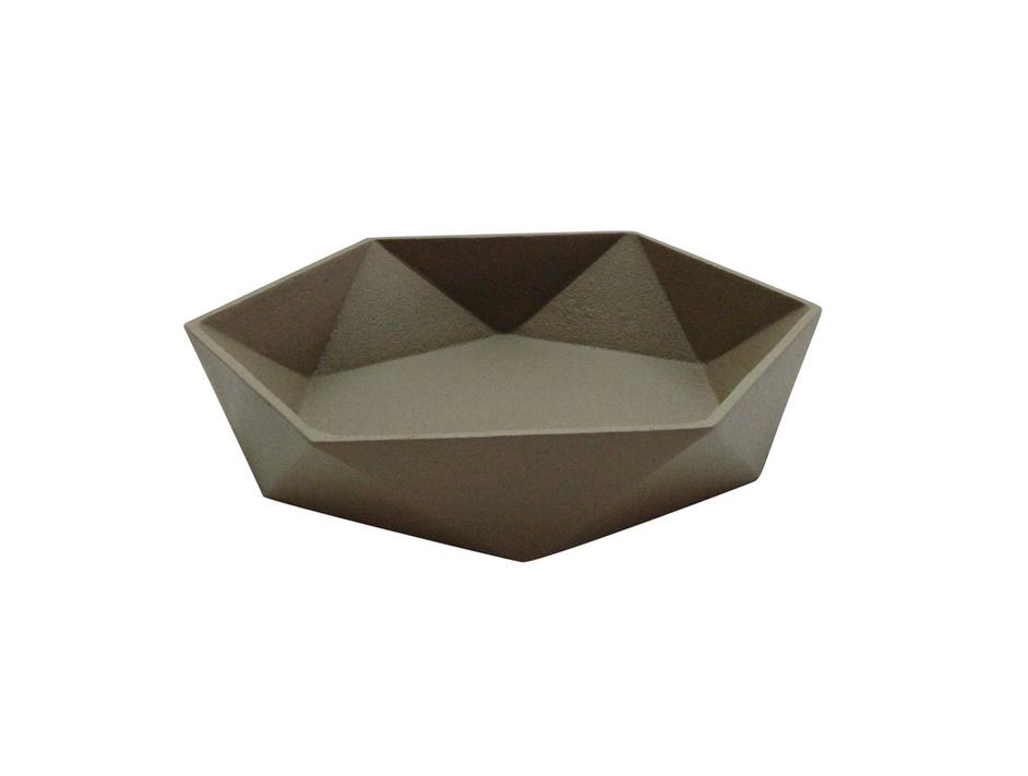 Aluminum Bowl Large Brown Finish by BIDK Home