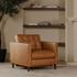 Bridgers Power Recliner Chair Tan Leather by Moes Home