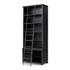 Admont Bookcase And Ladder In Worn Blk by FOUR HANDS
