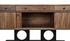Wolf Dark Walnut Sideboard with Brass Pulls and Industrial Steel Base by Noir Furniture
