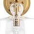 Hudson Glass Wall Sconce, Brass by Jamie Young