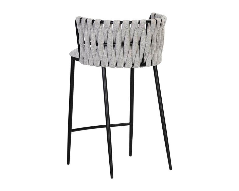 Sarai Counter Stool - Belfast Heather Grey by Sunpan