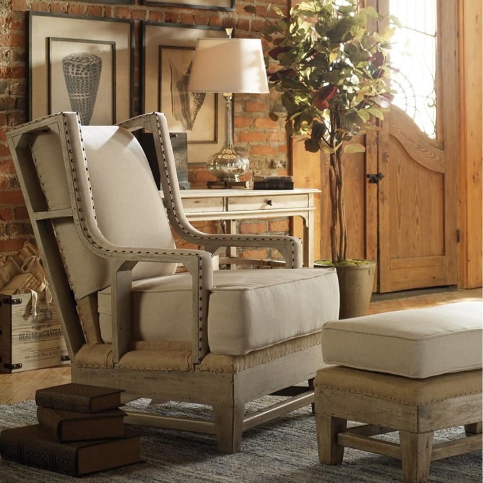 Schafer Linen Armchair by Uttermost