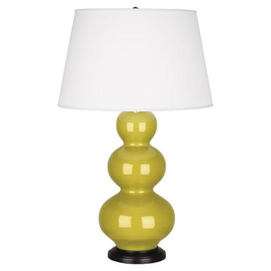 Citron Triple Gourd Table Lamp by Robert Abbey