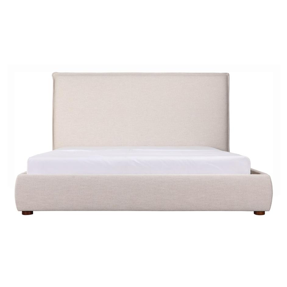 LUZON QUEEN BED TALL HEADBOARD WHEAT by Moes Home