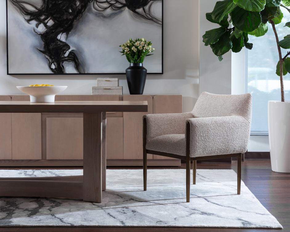 OLEA LOUNGE CHAIR - SANTA CRUZ OATMEAL by Sunpan