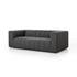 Langham Channeled Sofa - Saxon Charcoal by Four Hands