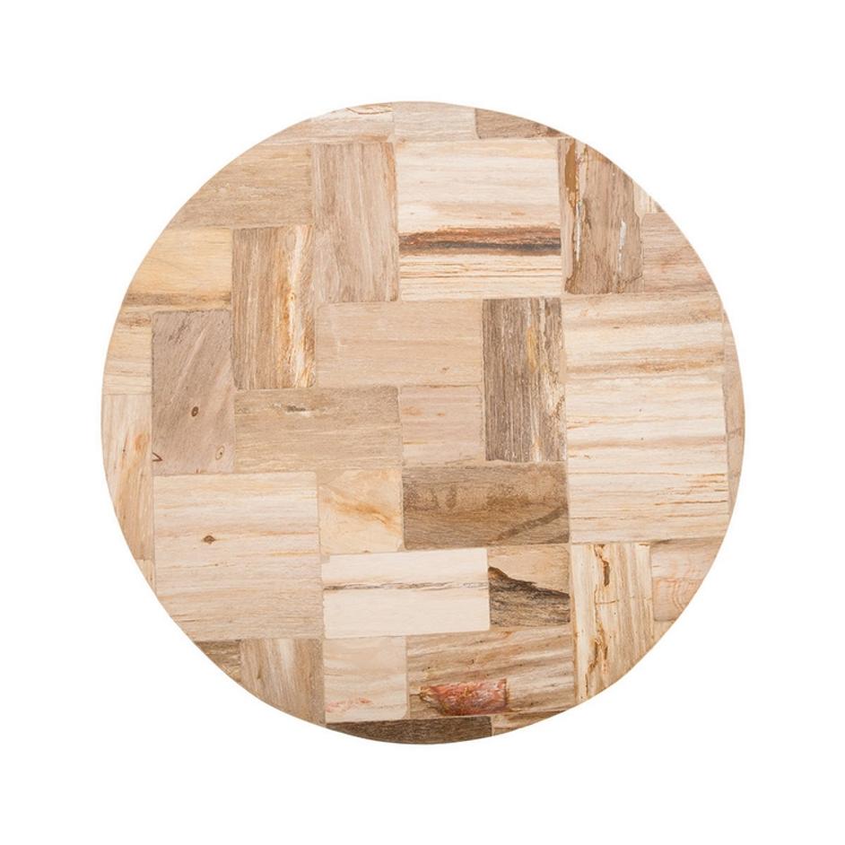 Petrified Laminate Stool, Natural  by PHILLIPS COLLECTION