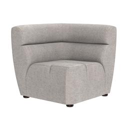 Cornell Modular - Corner Chair - Polo Club Stone by Sunpan