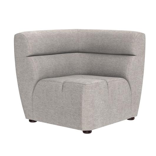 Cornell Modular - Corner Chair - Polo Club Stone by Sunpan