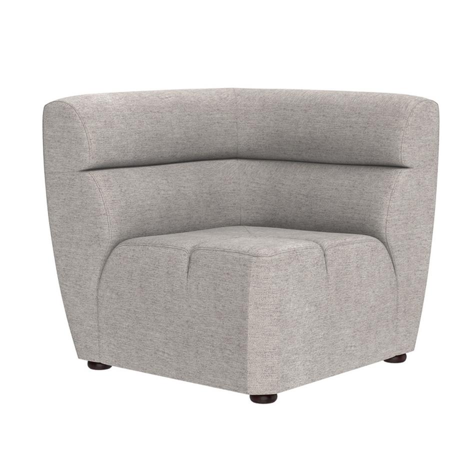 Cornell Modular - Corner Chair - Polo Club Stone by Sunpan