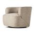 Mila Swivel Chair In Laken Stone by Four Hands