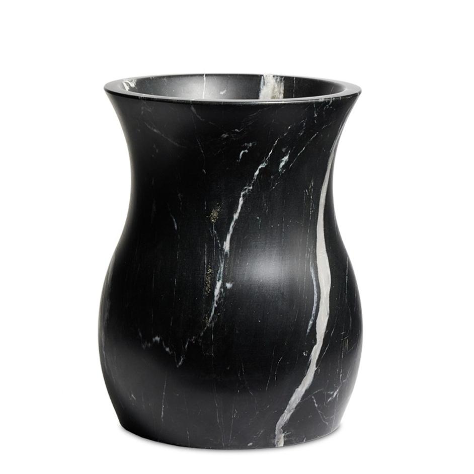 Sona Vase - Black Marble by Four Hands