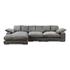 Plunge Large Sectional Charcoal by Moes Home