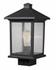 Portland 1 Light Post Mount Light in Oil Rubbed Bronze Finish by Z-Lite