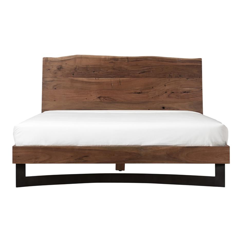 BENT QUEEN BED SMOKED by Moes Home
