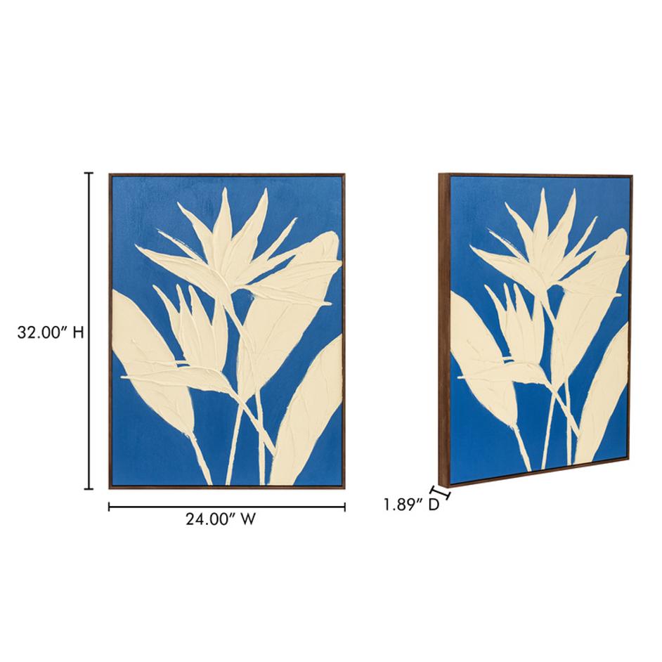 Paradis 2 Framed Painting by Moes Home