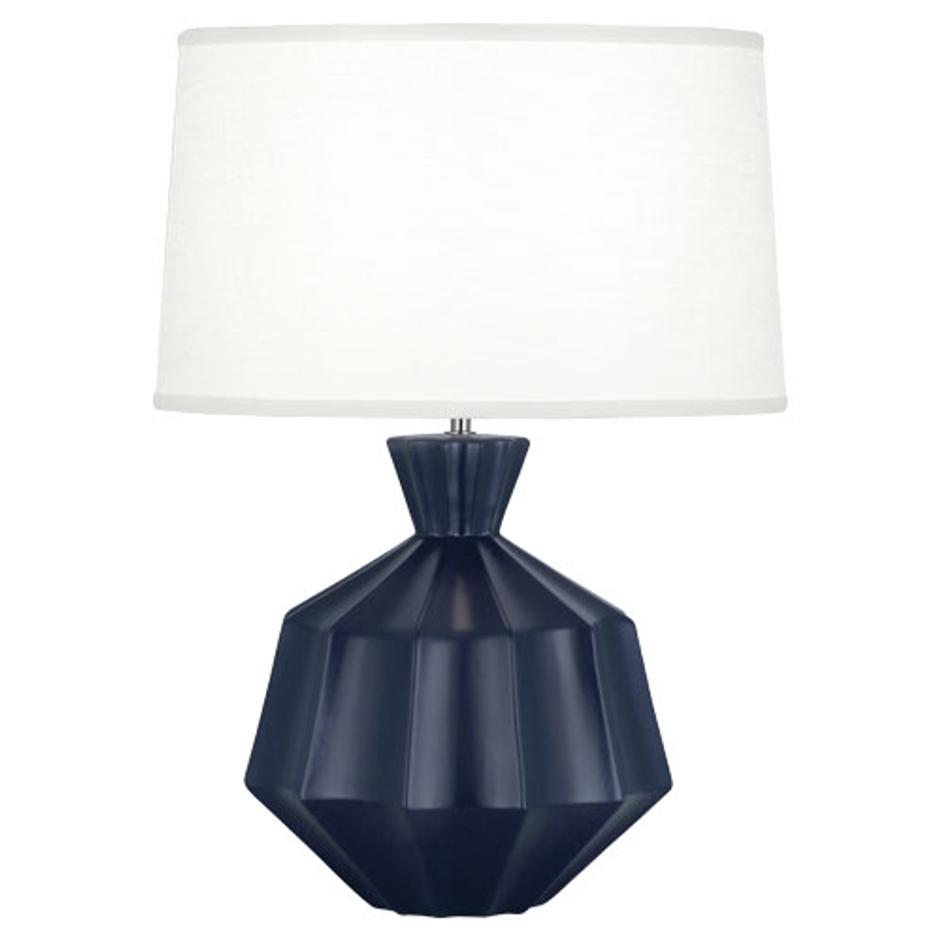 Matte Midnight Blue Orion Table Lamp by Robert Abbey
